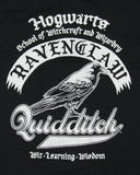 Harry Potter Men's Ravenclaw Hogwarts House Quidditch Short Sleeve Shirt (LG)