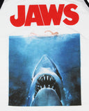 Jaws Men's Movie Poster Design Graphic Print Contrasting Trim Tank Top Adult