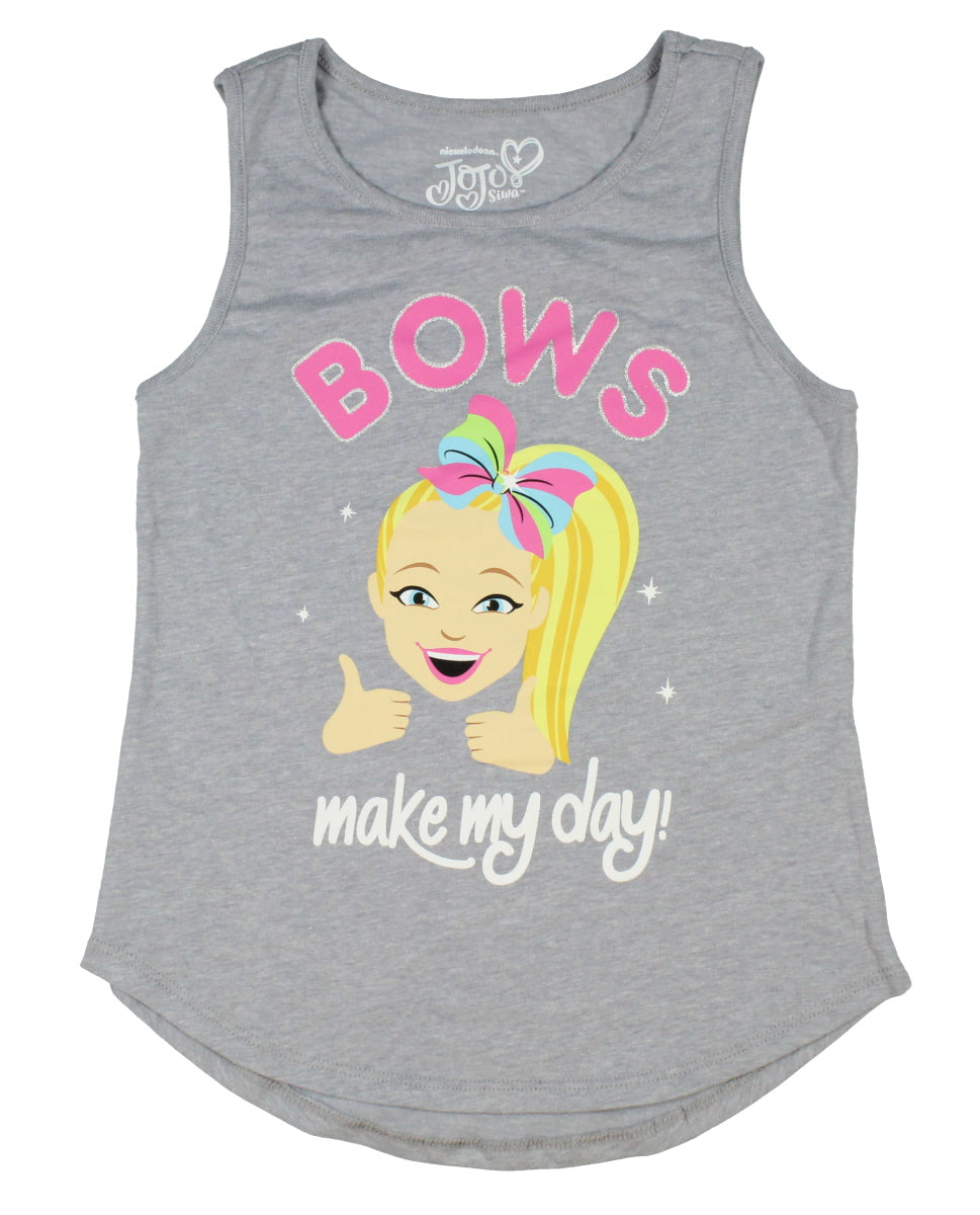 Jojo Closet Girls' Bows Make My Day Tank Top Shirt