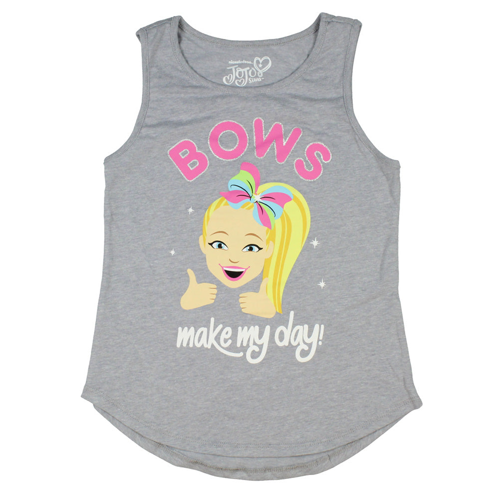Jojo Closet Girls' Bows Make My Day Tank Top Shirt