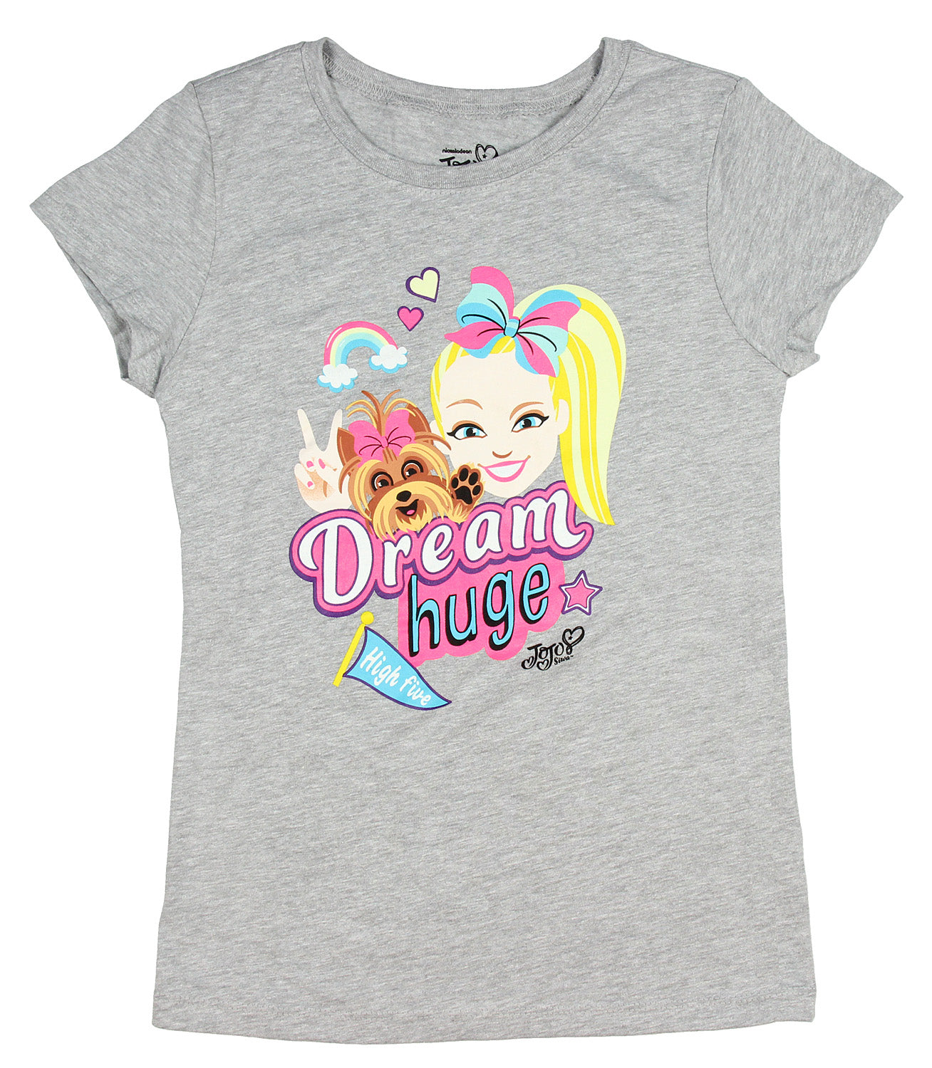 Girls Jojo Siwa and Bow Bow Dream Huge nice T-Shirt (X-Small) Kids