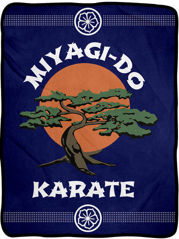 Cobra Kai Miyagi-Do Karate Dojo Logo 46" x 60"  Fleece Blanket Plush Throw