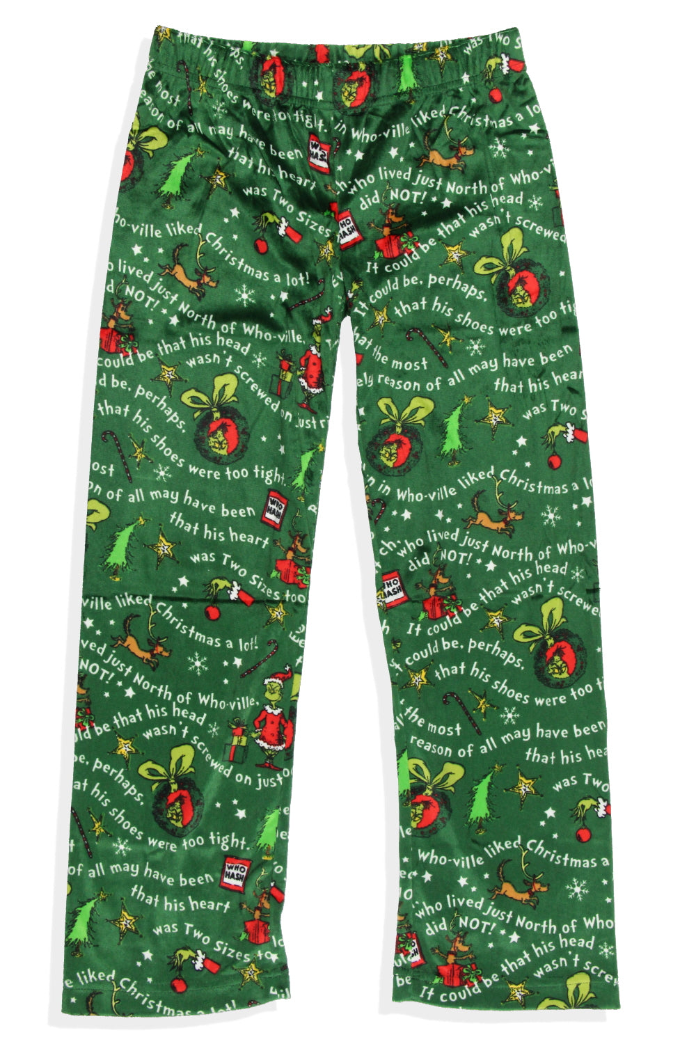 Dr. Seuss GRINCH Christmas Tossed Print Collar Sleep Pajama Set