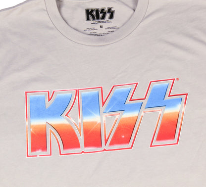 KISS Junior's Colorful Band Logo Boyfriend T-Shirt