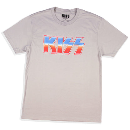 KISS Junior's Colorful Band Logo Boyfriend T-Shirt