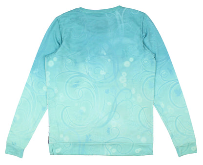 Disney Women's Juniors The Little Mermaid Kiss The Girl Pullover Top