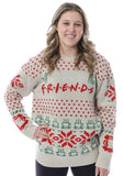 Friends TV Series Men's Logo and Coffee Mugs Ugly Holiday Christmas Sweater