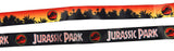 Jurassic Park Logo Lanyard Keychain ID Holder Logo Rubber Charm and Sticker