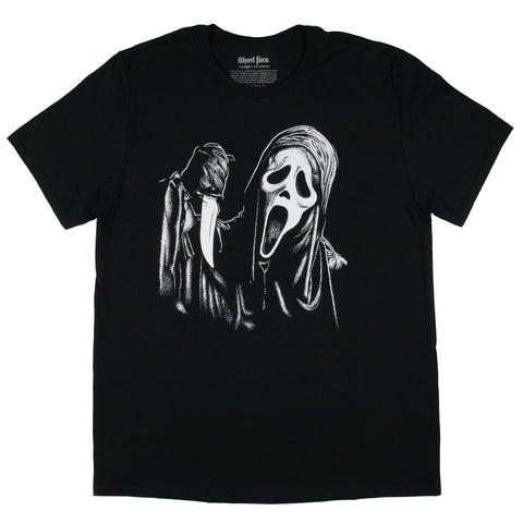 Movie Men's Ghostface Lives Horror Film Graphic Print T-Shirt Adult