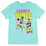 Looney Tunes Men's Characters In 90s Streetwear Graphic Design T-Shirt Adult