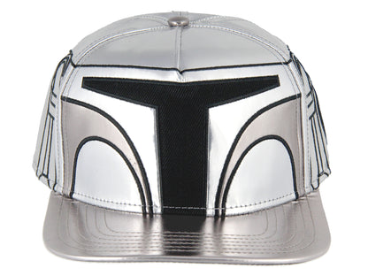 Star Wars The Mandalorian Steel Beskar Helmet Embroidered Snapback Hat Cap