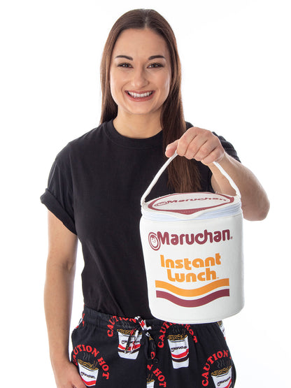 Maruchan Instant Lunch Ramen Lunchbox Novelty Cup Tote Carry Bag One Size 7"