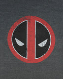 Marvel Deadpool Mens' Distressed Logo T-Shirt