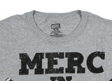 Marvel Mens' Deadpool Merc In Training Distressed Graphic Print T-Shirt