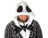Nightmare Before Christmas Jack Skellington Unisex Adult Costume Pajama Union Suit