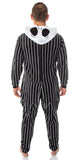 Nightmare Before Christmas Jack Skellington Unisex Adult Costume Pajama Union Suit