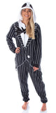 Nightmare Before Christmas Jack Skellington Unisex Adult Costume Pajama Union Suit