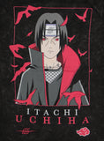 Naruto Shippuden Women's Itachi Uchiha Mineral Washed Boyfriend T-Shirt