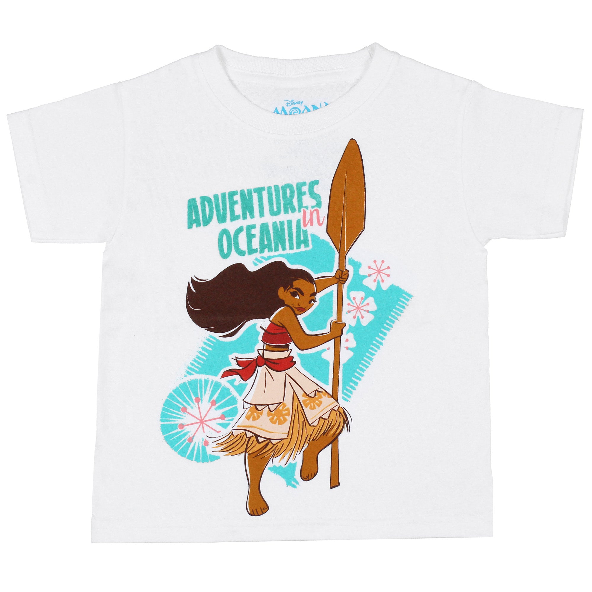 Disney Girls' Moana Adventures In Oceania T-Shirt– Seven Times Six