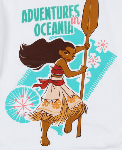 Disney Girl's Moana Adventures In Oceania T-Shirt