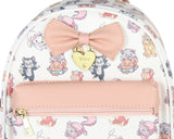 Disney Cats Saffiano Faux Leather Tote Bag Mini Backpack