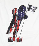 MTV Men's Music Television American USA Flag Astronaut Adult T-Shirt