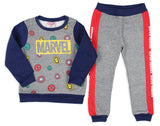 Marvel Boys' Avengers Superhero Icons Pullover and Sweat Pants 2 Piece Set Outfit (2T)