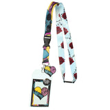 Nightmare Before Christmas Sally ID Lanyard Badge Holder With 1.5" Charm Pendant