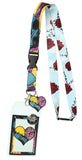 Nightmare Before Christmas Sally ID Lanyard Badge Holder With 1.5" Charm Pendant