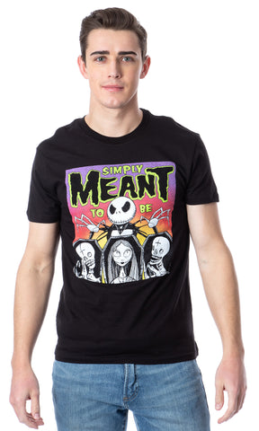 The Nightmare Before Christmas Jack And Sally Simply Meant To Be T-Shirt