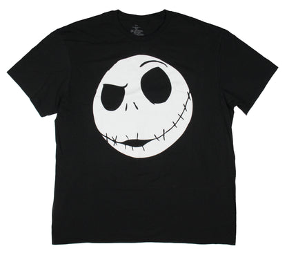 Disney Men's Nightmare Before Christmas Jack Skellington Face Shirt T-Shirt