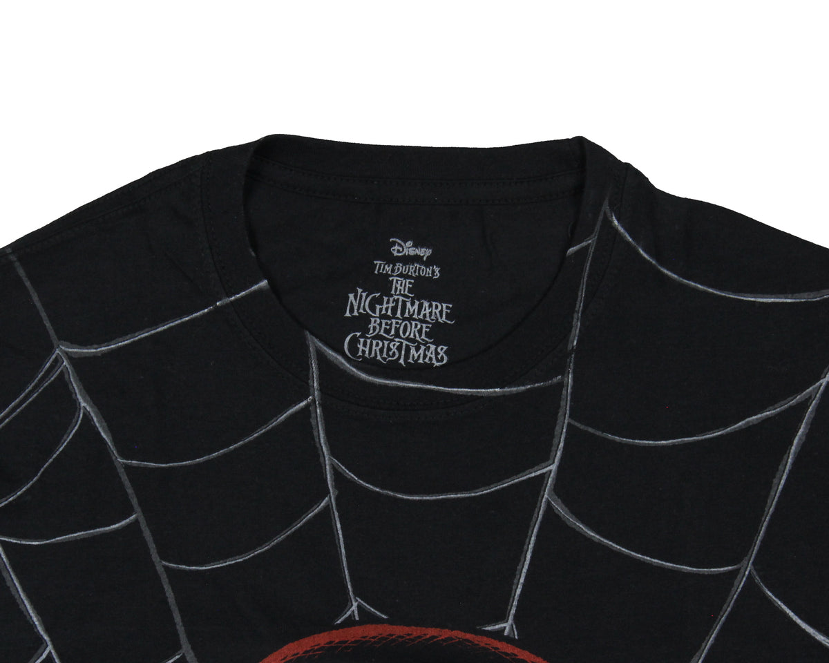 The Nightmare Before Christmas Men's Front And Back Print Short Sleeve T-Shirt