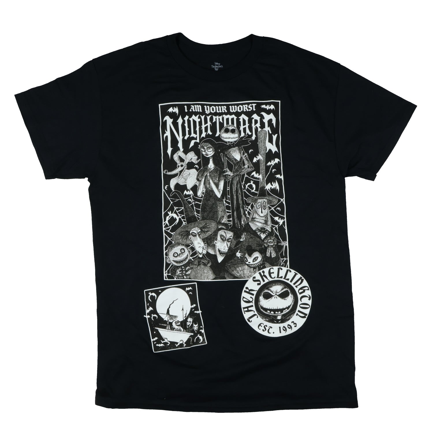 The Nightmare Before Christmas NBC Shirt Mens Worst Nightmare Graphic Tee