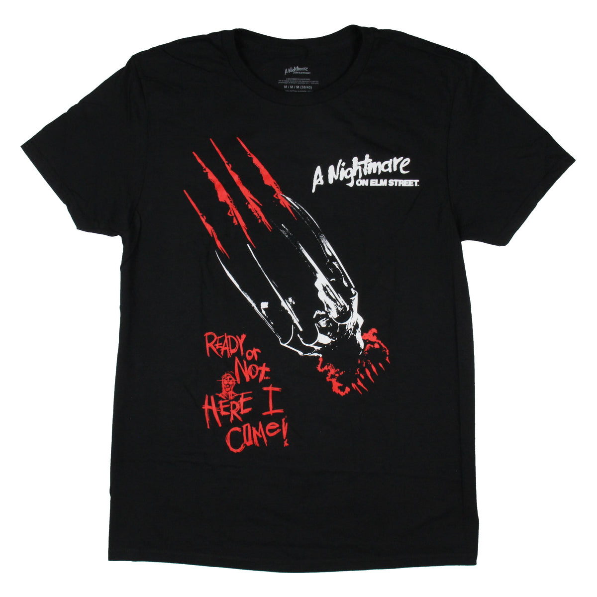 A Nightmare on Elm Street T-Shirt Men's Freddy Krueger Distressed Tee