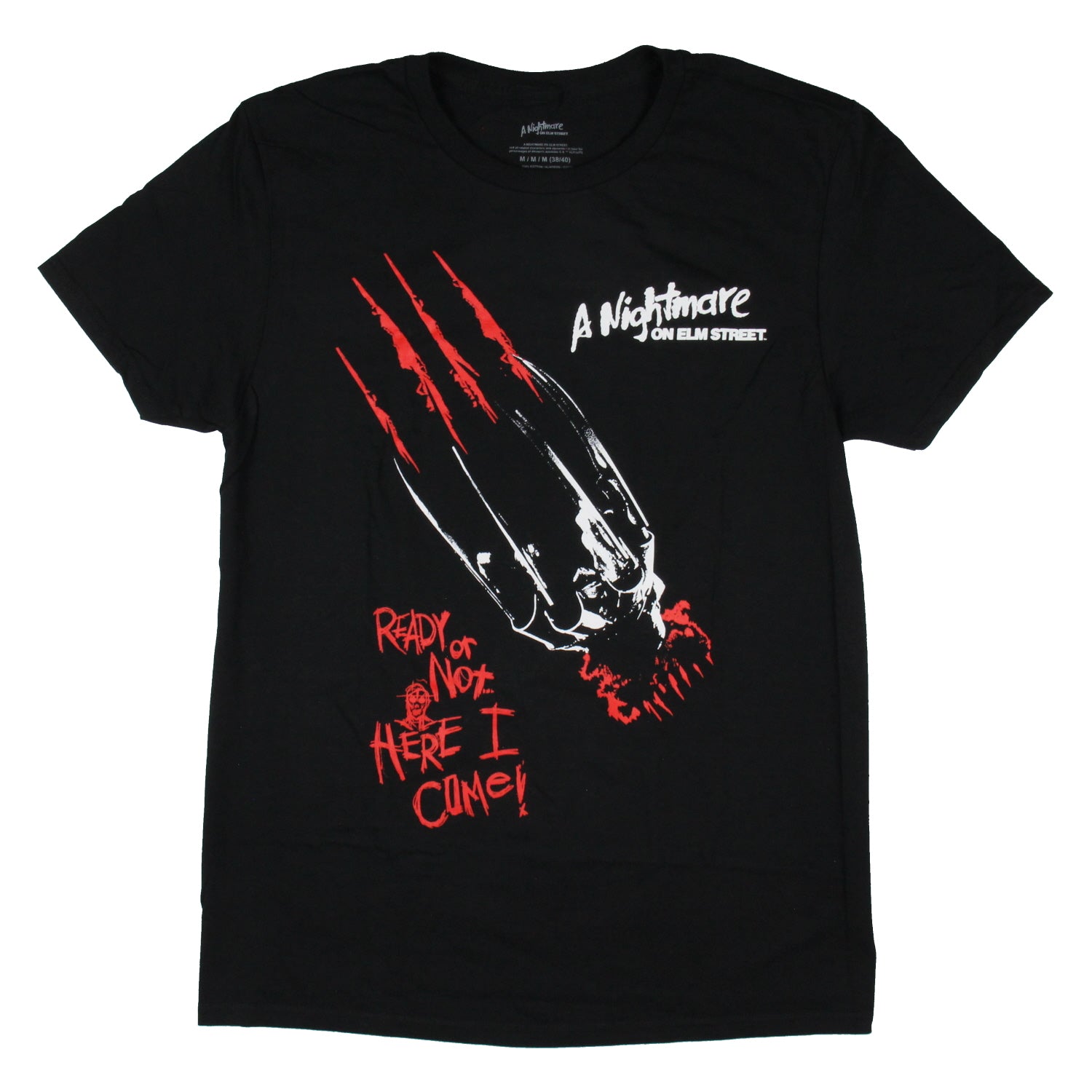 A Nightmare on Elm Street T-Shirt Men's Freddy Krueger Distressed Tee