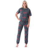 Stranger Things Women's Shirt And Jogger Pants Matching 2 Piece Lounge Set