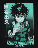 My Hero Academia Men's Izuku Midoriya One For All Anime T-Shirt Adult