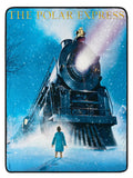 The Polar Express Christmas Train Engine Wonder Fleece Super Plush Throw Blanket 46" x 60" (117cm x 152cm)