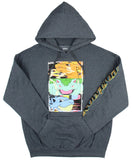 Pokemon Men's Distortion Box Charizard Venusaur Blastoise Pullover Hoodie