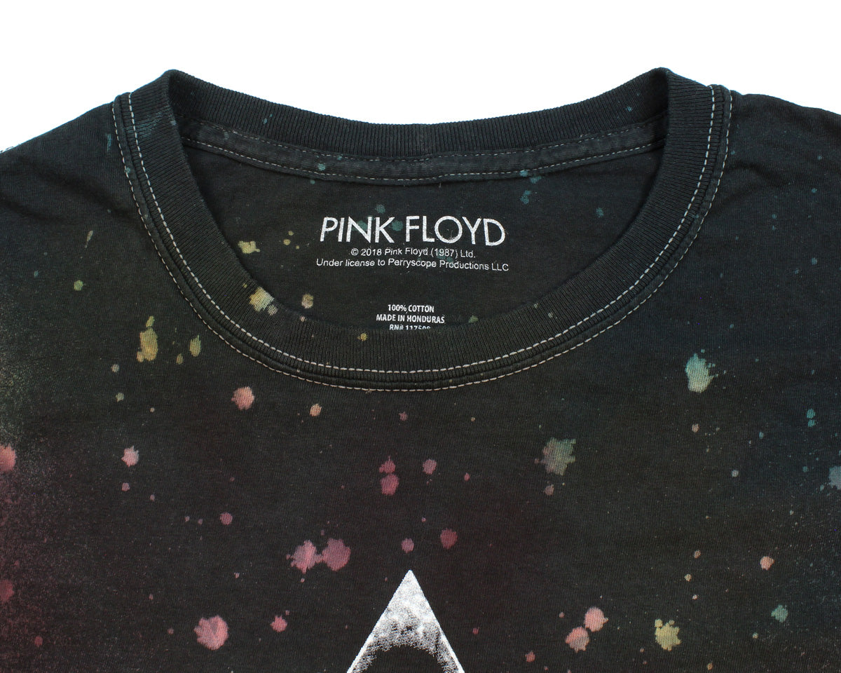 Pink Floyd Men's Dark Side Of The Moon Prism Splatter Dye Adult T-Shirt