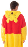 Disney Winnie The Pooh Adult Pooh Bear Costume Kigurumi Union Suit Pajama Outfit