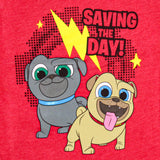 Disney Toddler Boys' Puppy Dog Pals Saving The Day Collectible T-Shirt