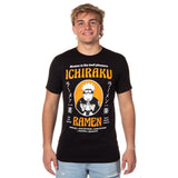 Naruto Shippuden Mens' Ichiraku Ramen Is the Best Pleasure Graphic T-Shirt Adult