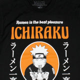 Naruto Shippuden Mens' Ichiraku Ramen Is the Best Pleasure Graphic T-Shirt