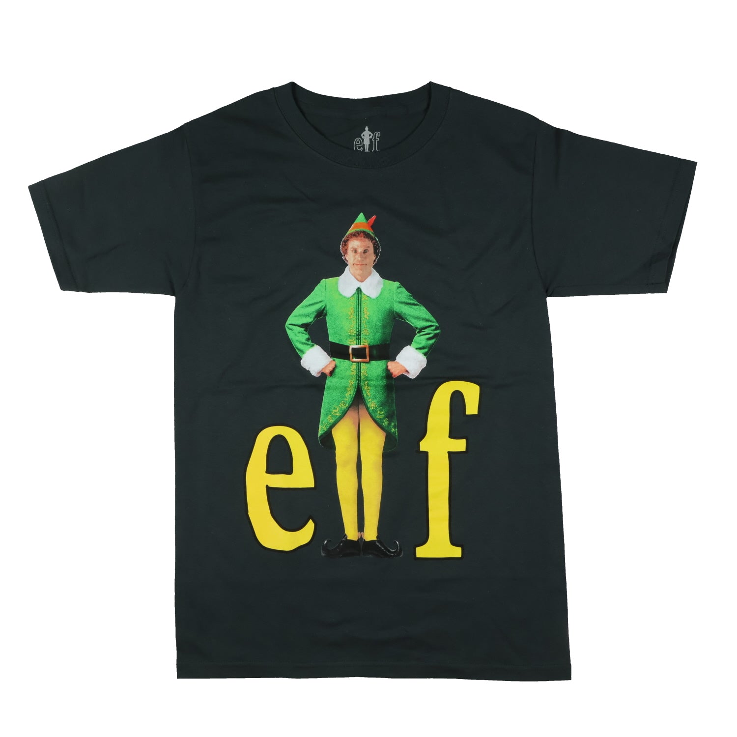 Elf T-Shirt Men's Buddy Movie Logo Design Short Sleeve Tee