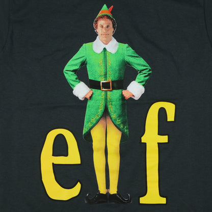 Elf T-Shirt Men's Buddy Movie Logo Design Short Sleeve Tee
