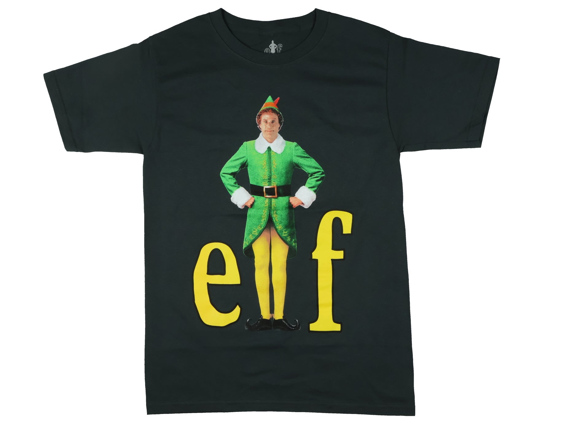Elf T-Shirt Men's Buddy Movie Logo Design Short Sleeve Tee