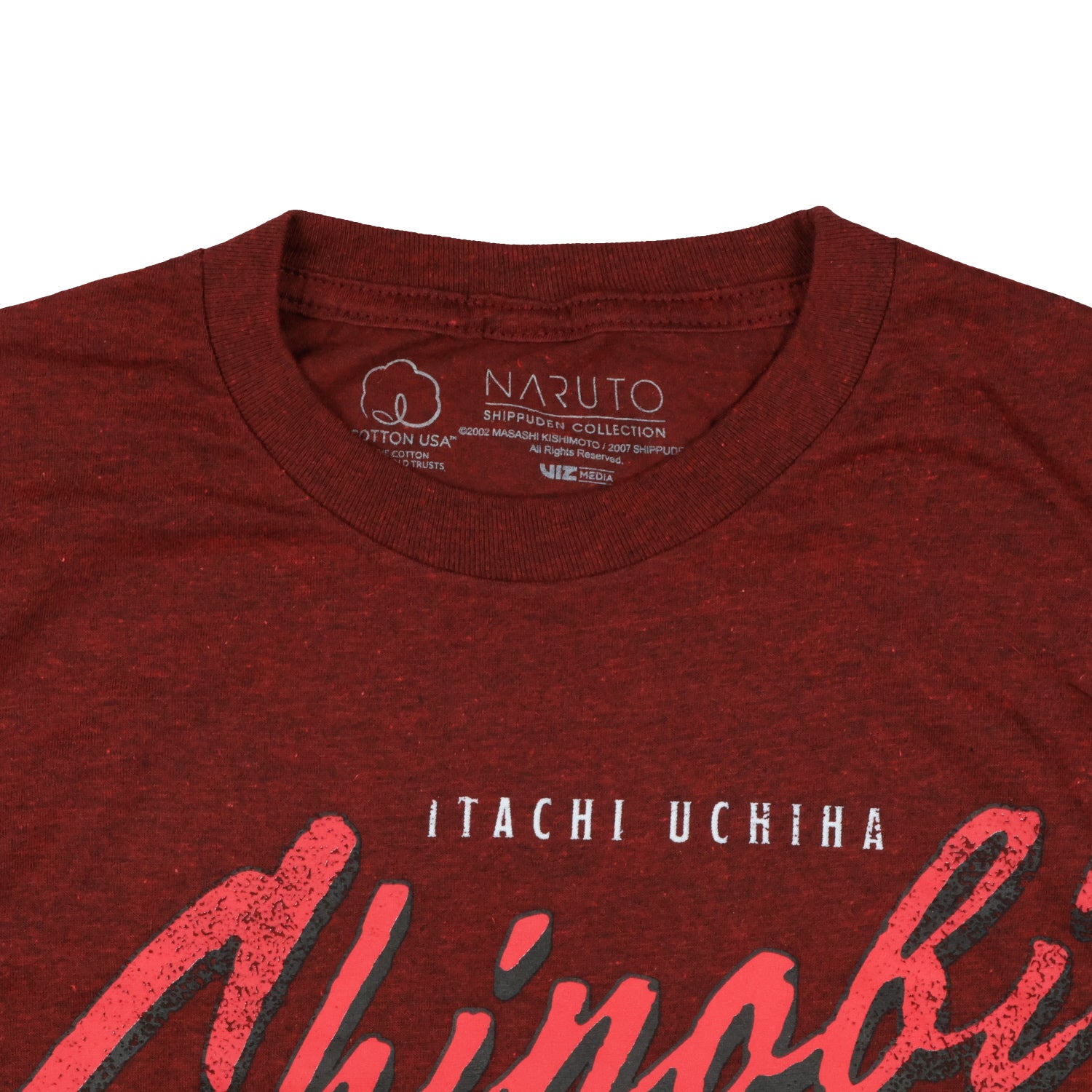 Naruto T-Shirt Men's Itachi Uchiha Shinobi Short Sleeve Graphic Tee