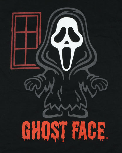 Ghost Face T-Shirt Men's Chibi Window Drip Short Sleeve Graphic Top