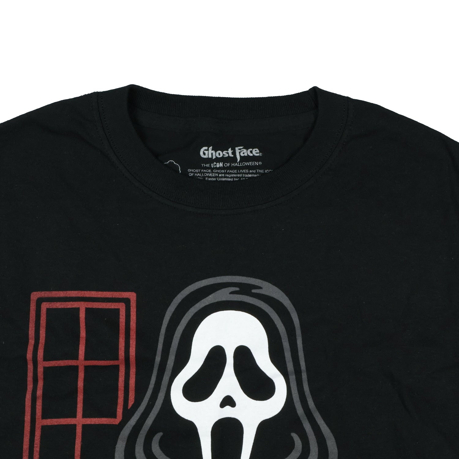 Ghost Face T-Shirt Men's Chibi Window Drip Short Sleeve Graphic Top